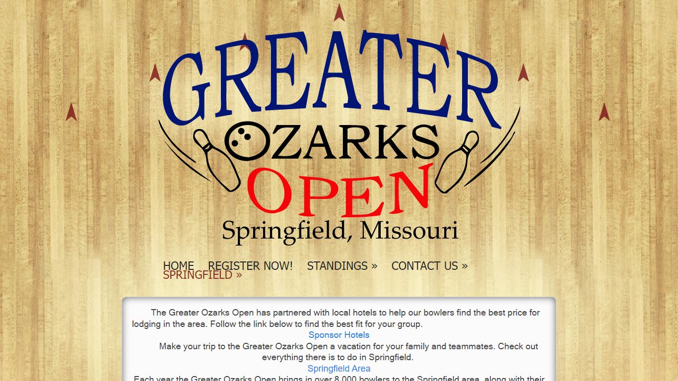 Greater Ozarks Open Bowling Tournament > Springfield